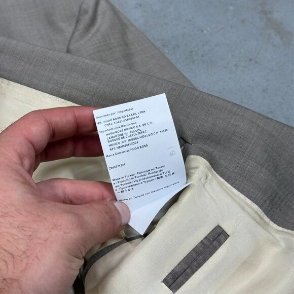 Hugo Boss Blazer Pasolini / Movie Beige Sport Jacket Wool 42R - Picture 9 of 10